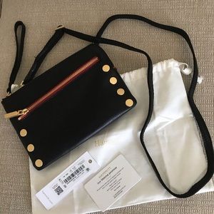 Hammitt Nash Small.  Used once.  Black with gold accents.